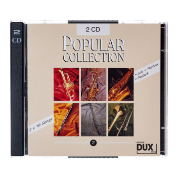 Zbiór nut na saksofon altowy + 2xCD z podkładami Popular Collection 2